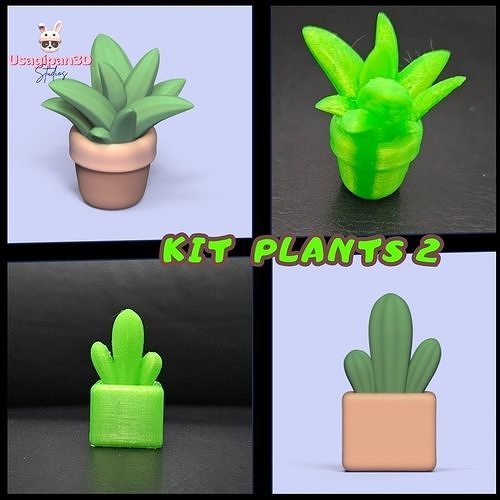 Kit Plants 2 3D print model