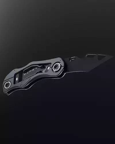 3D Knife Model Blender file Viper