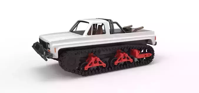 Vintage Monster tank Scale 1 to 25