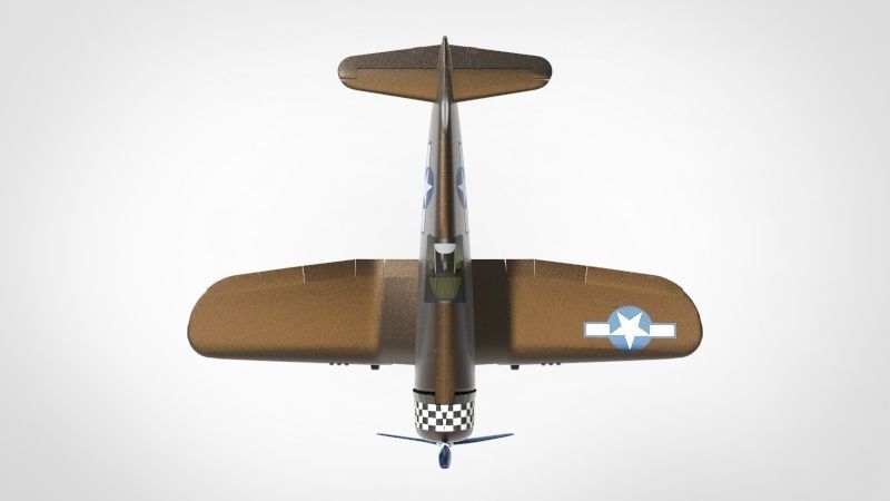 F4U Corsair 3D model_3