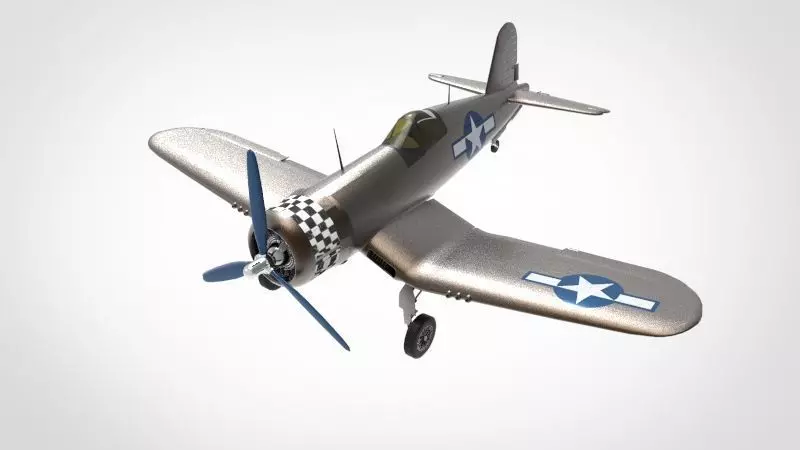 F4U Corsair 3D model_0