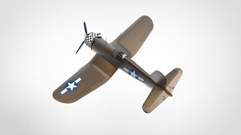 F4U Corsair 3D model_1