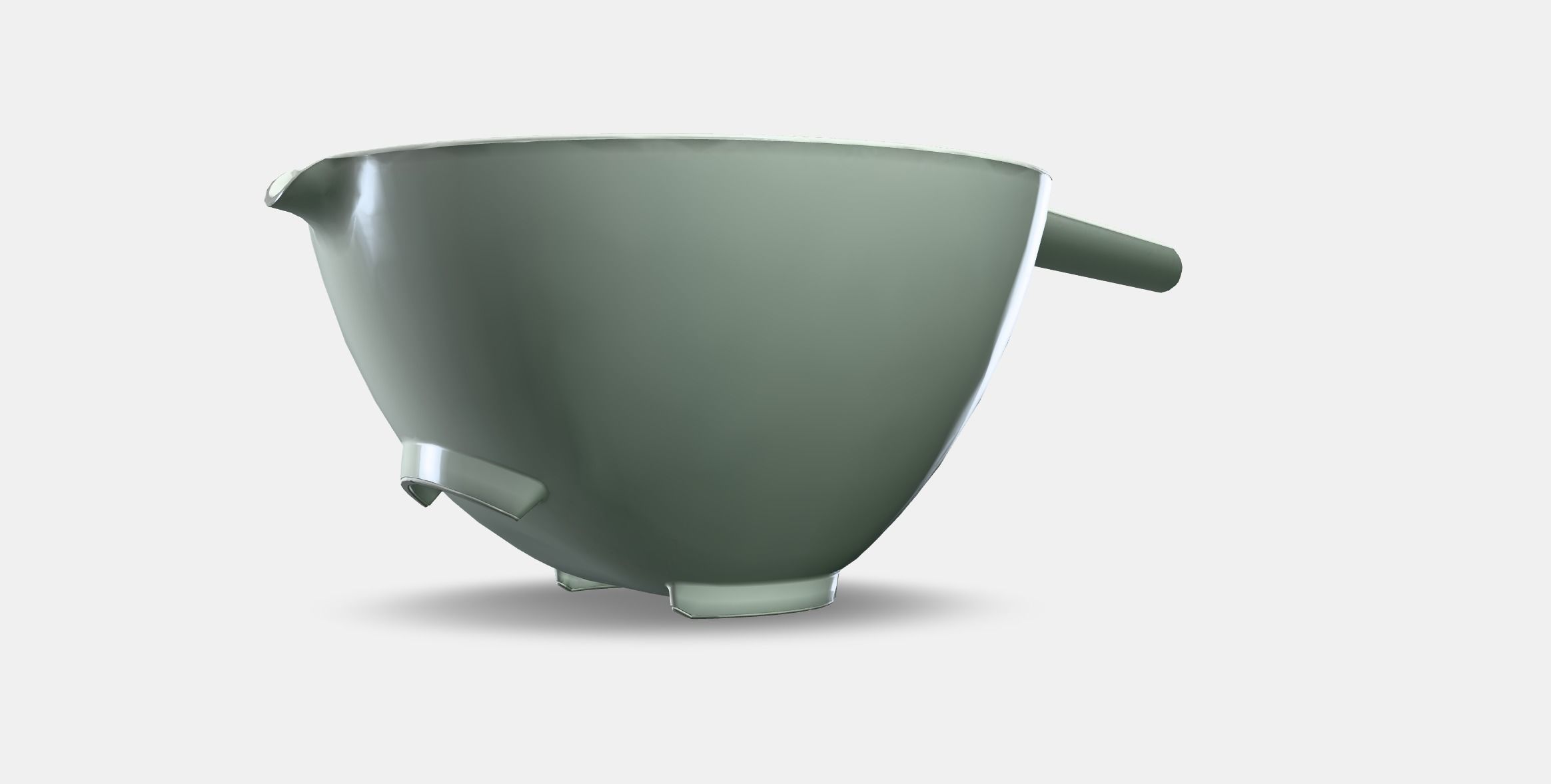 VISPNING Mixing bowl Low-poly 3D model_9