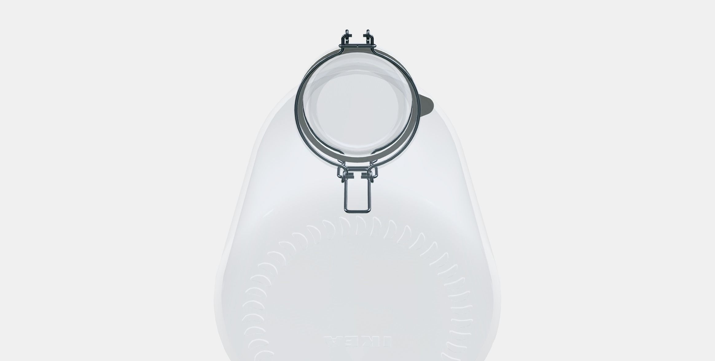 KORKEN Bottle shaped jar with lid Low-poly 3D model_8