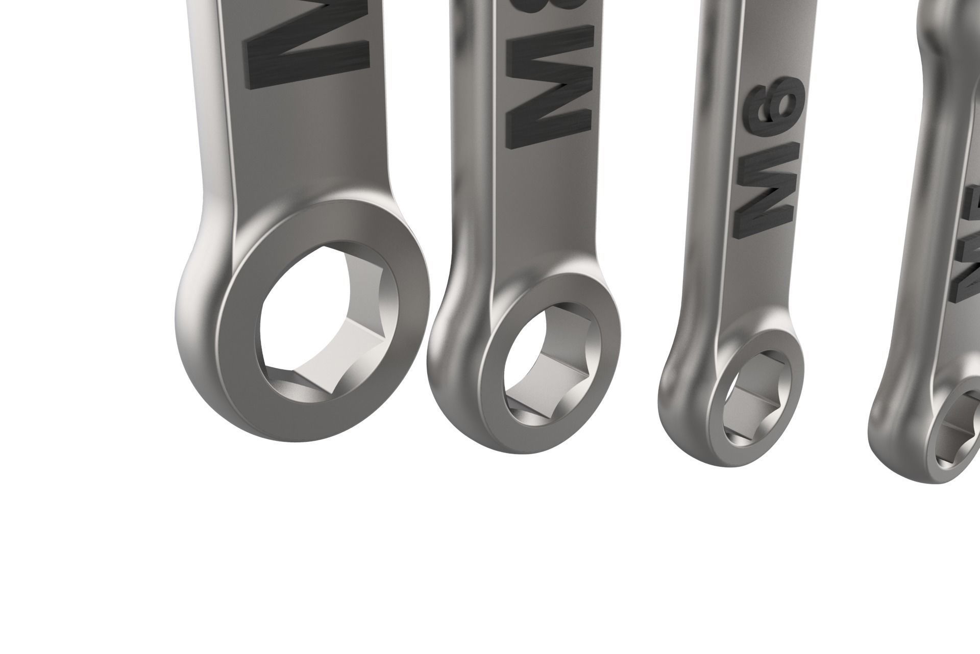 Combination Spanner Set 3D print model_11