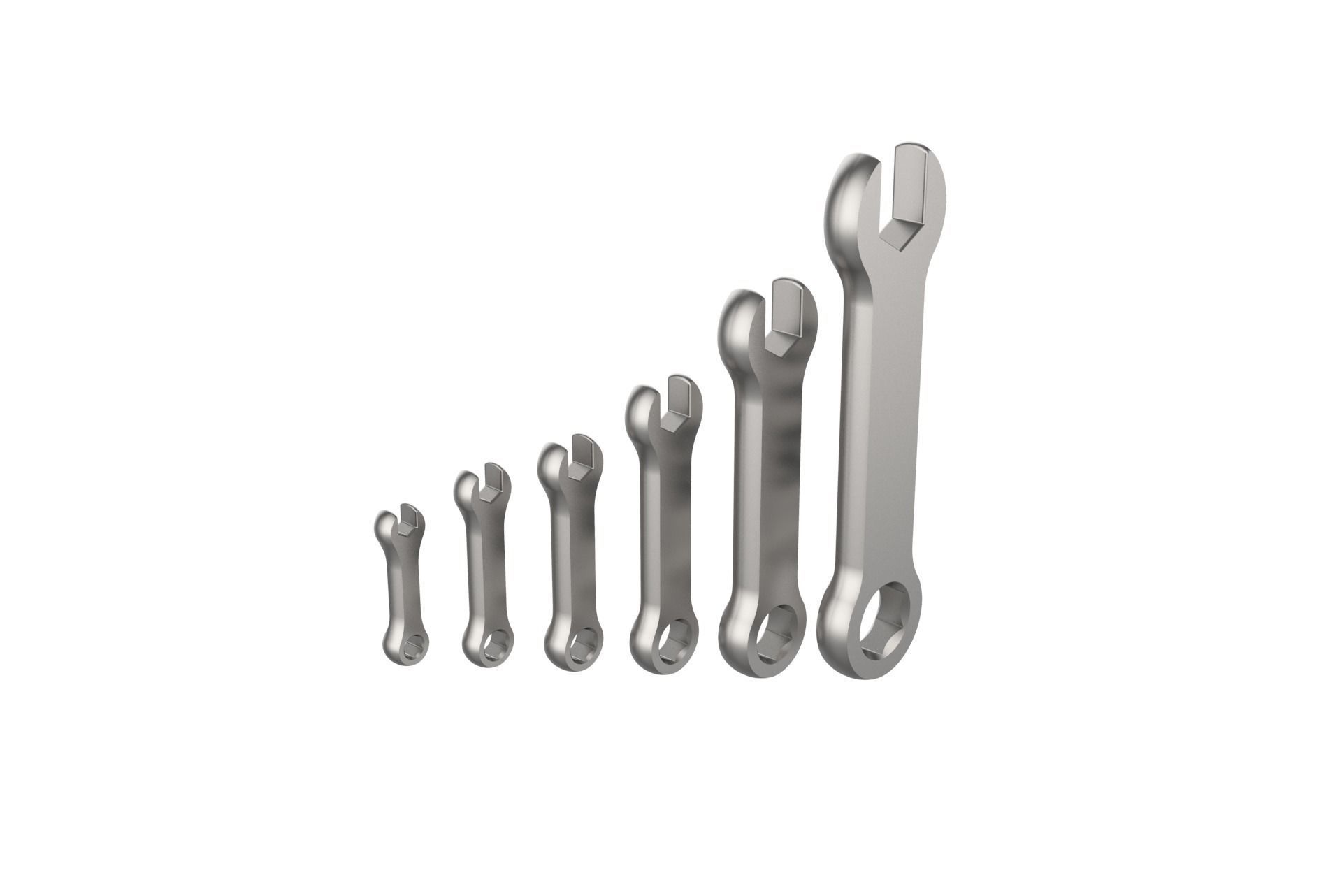 Combination Spanner Set 3D print model_7