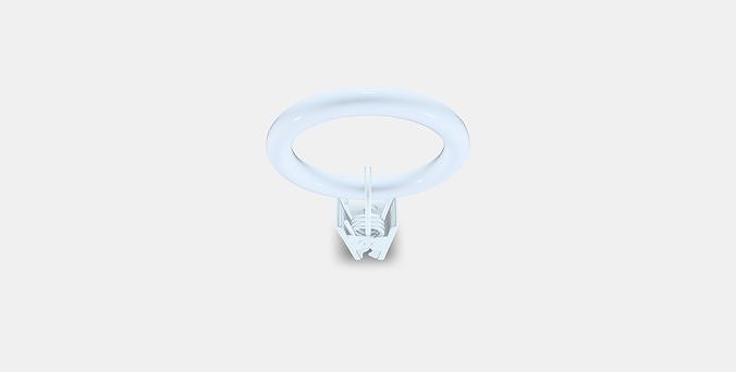 SYRLIG Curtain ring with clip and hook Low-poly 3D model