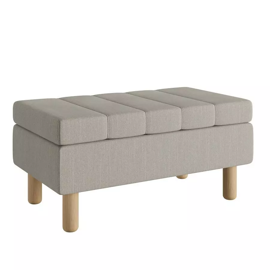 Puff Bench 3D model_0