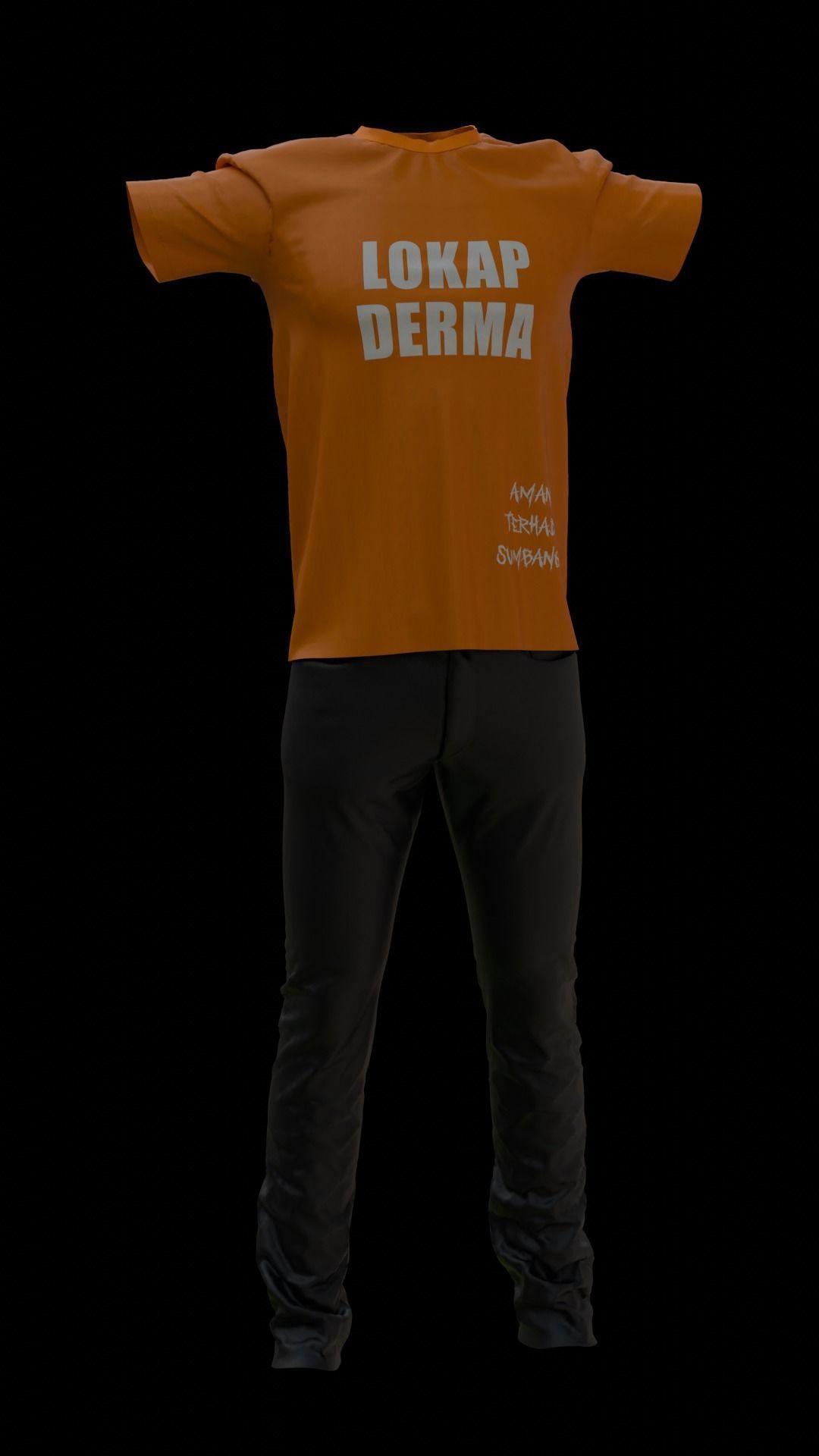 Free T-Shirt Animation Jumping Wall Texture_3