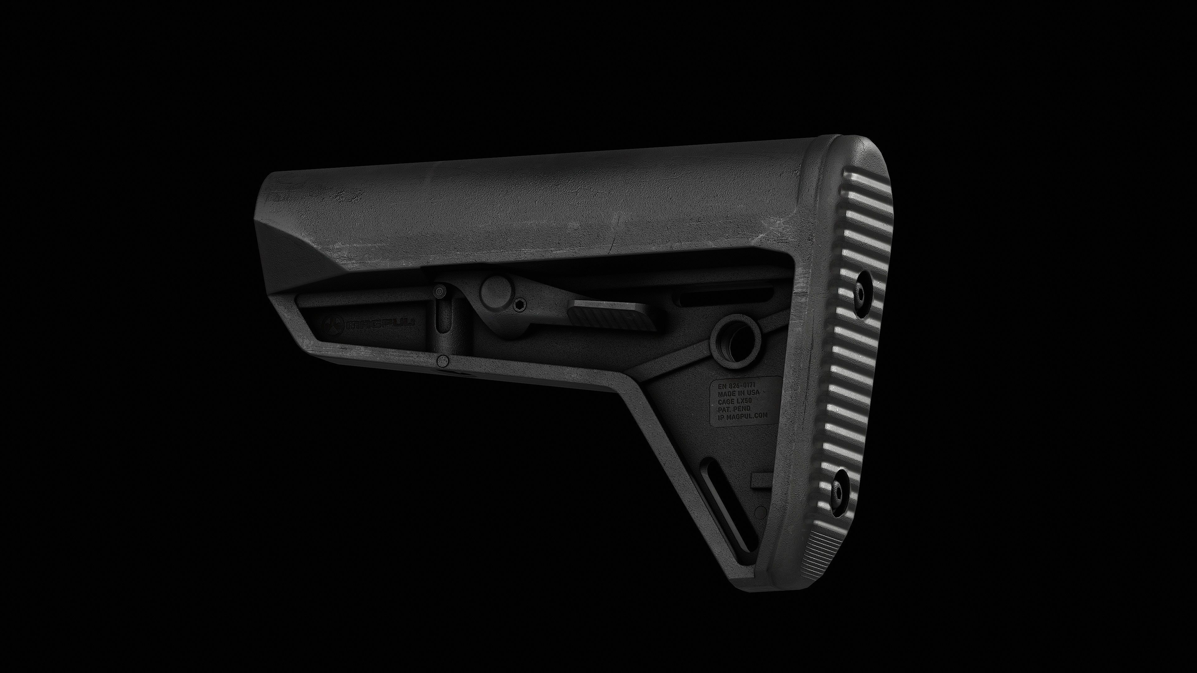 AR 15 Colt V1 Low-poly 3D model_18