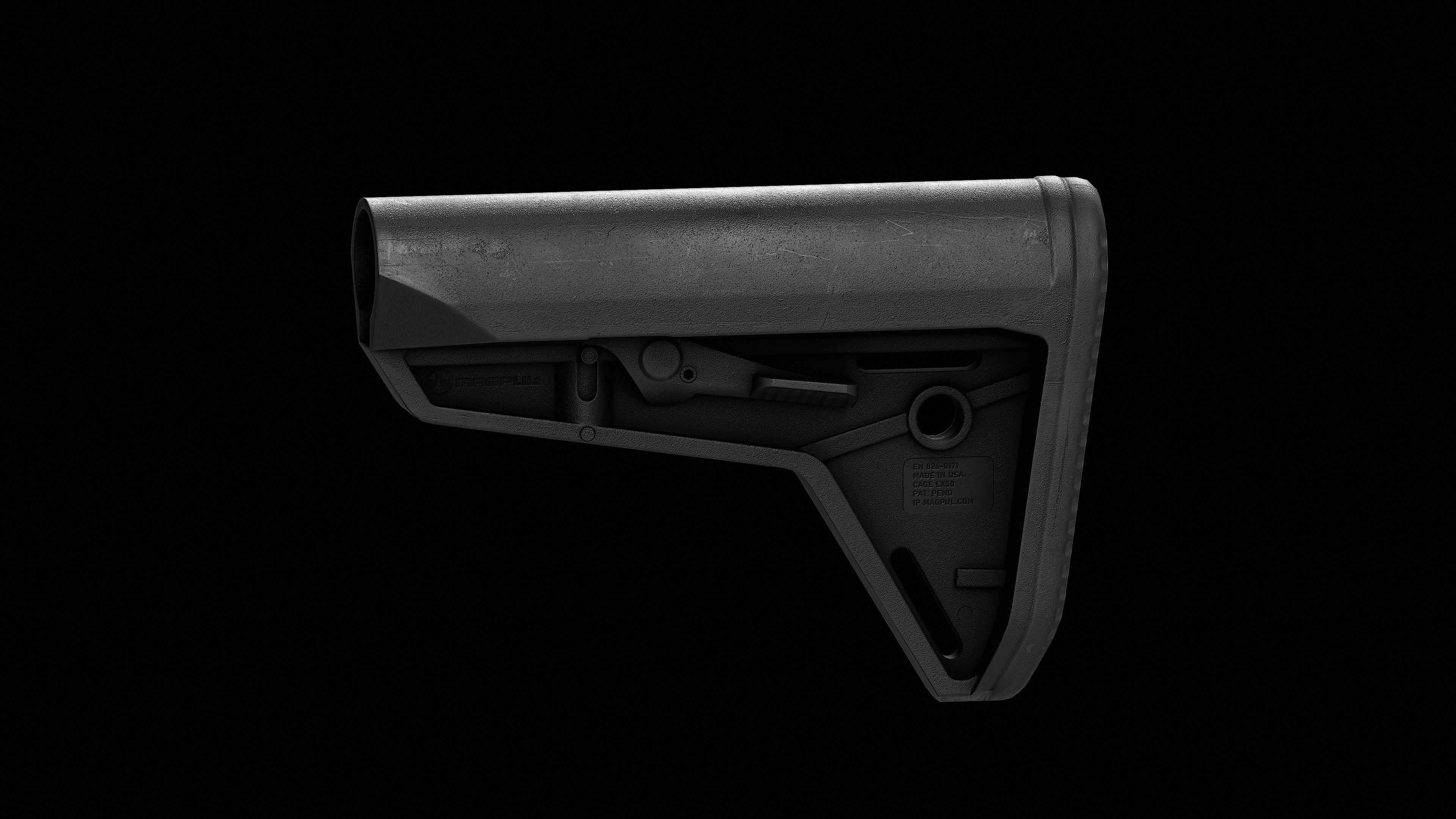 AR 15 Colt V1 Low-poly 3D model_20