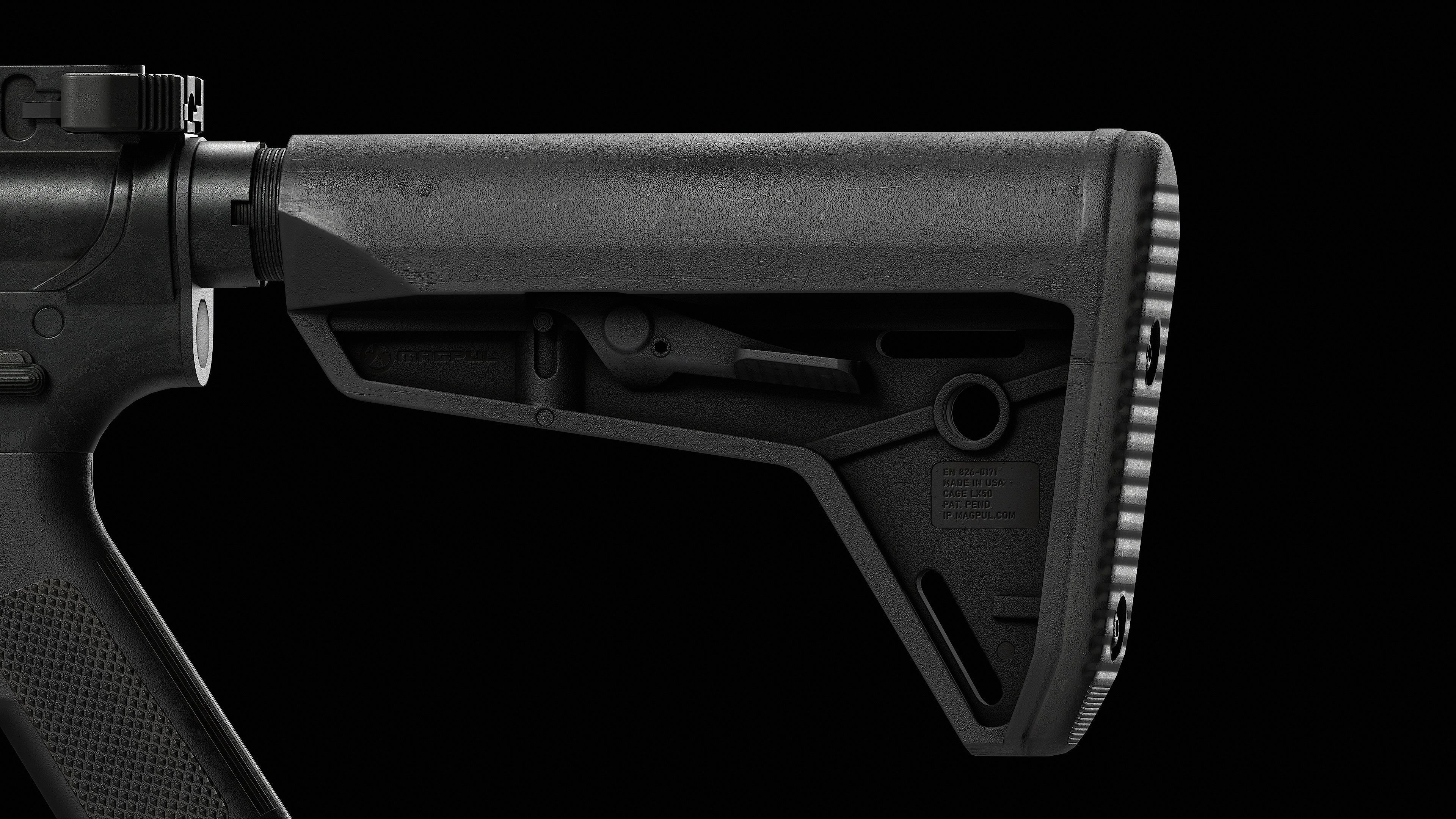 AR 15 Colt V1 Low-poly 3D model_24