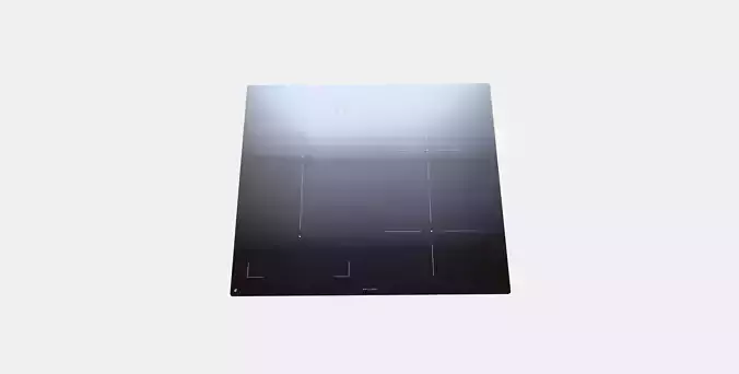 KOLSTAN Induction hob Low-poly 3D model
