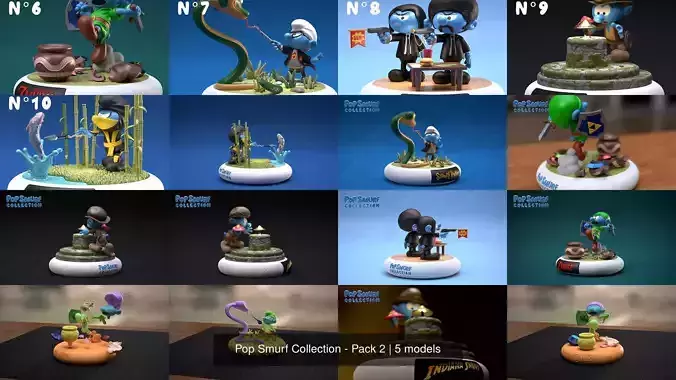 Pop Smurf Collection - Pack 2