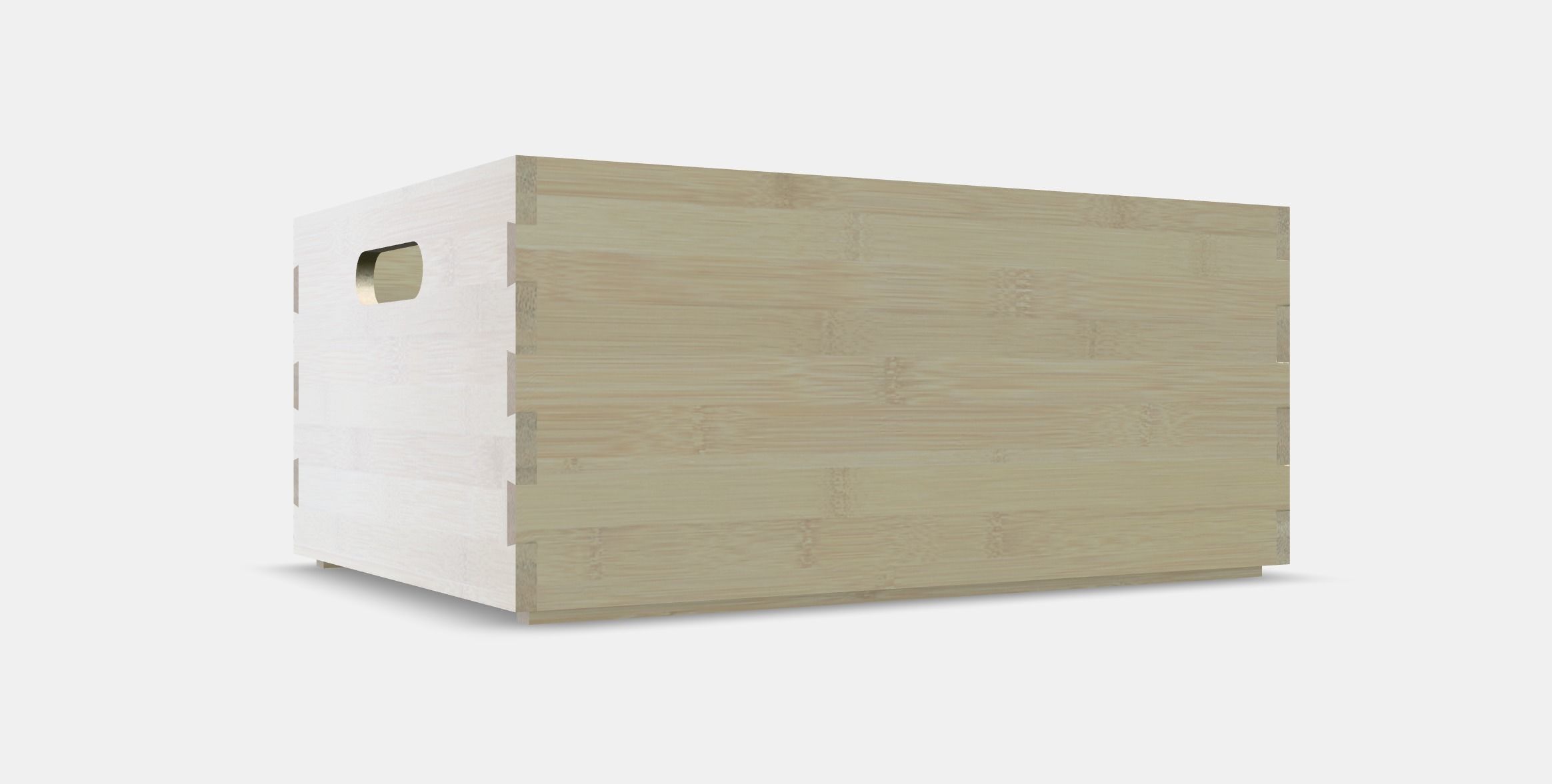 UPPDATERA Storage box Low-poly 3D model_8