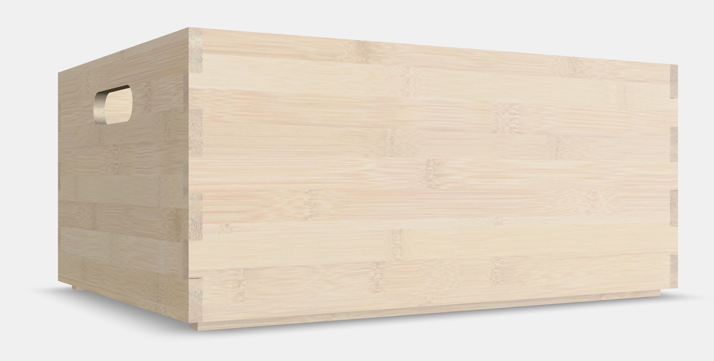 UPPDATERA Storage box Low-poly 3D model_7