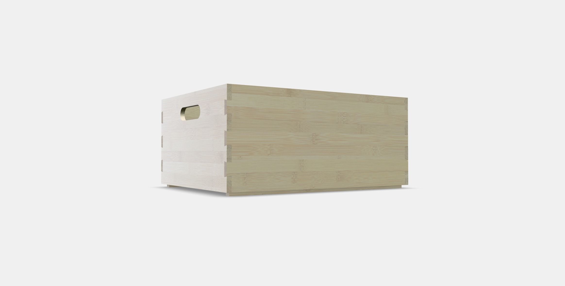 UPPDATERA Storage box Low-poly 3D model_2