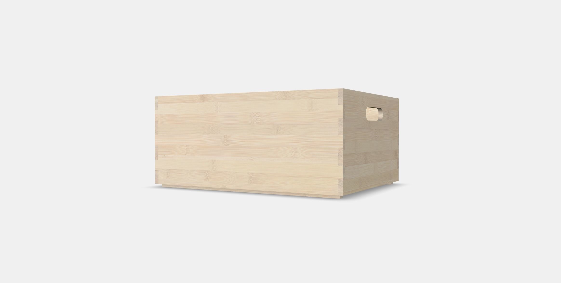 UPPDATERA Storage box Low-poly 3D model_4