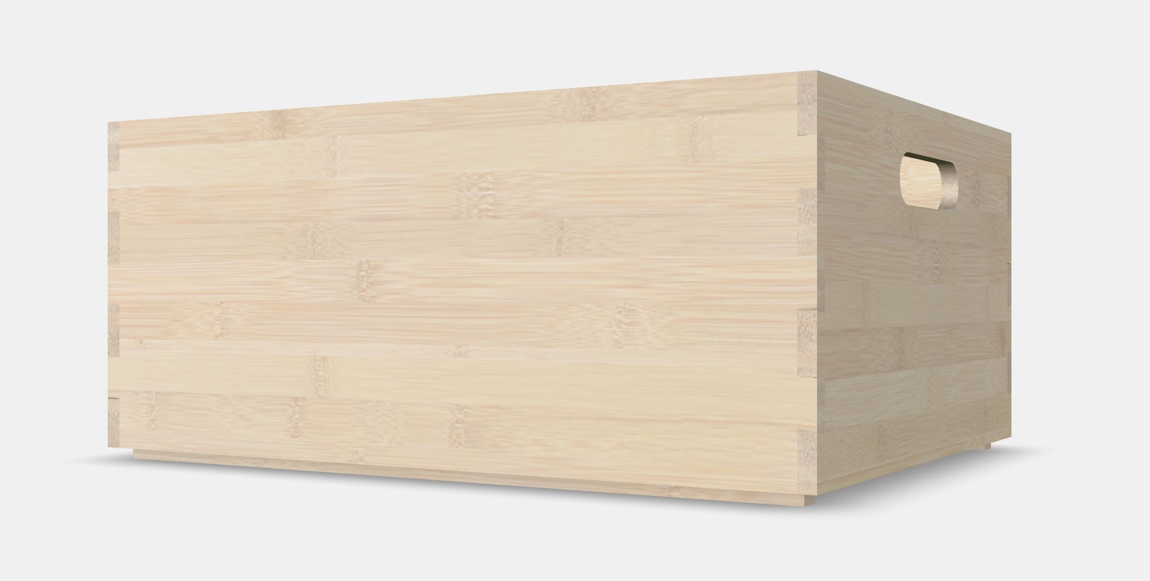 UPPDATERA Storage box Low-poly 3D model_11