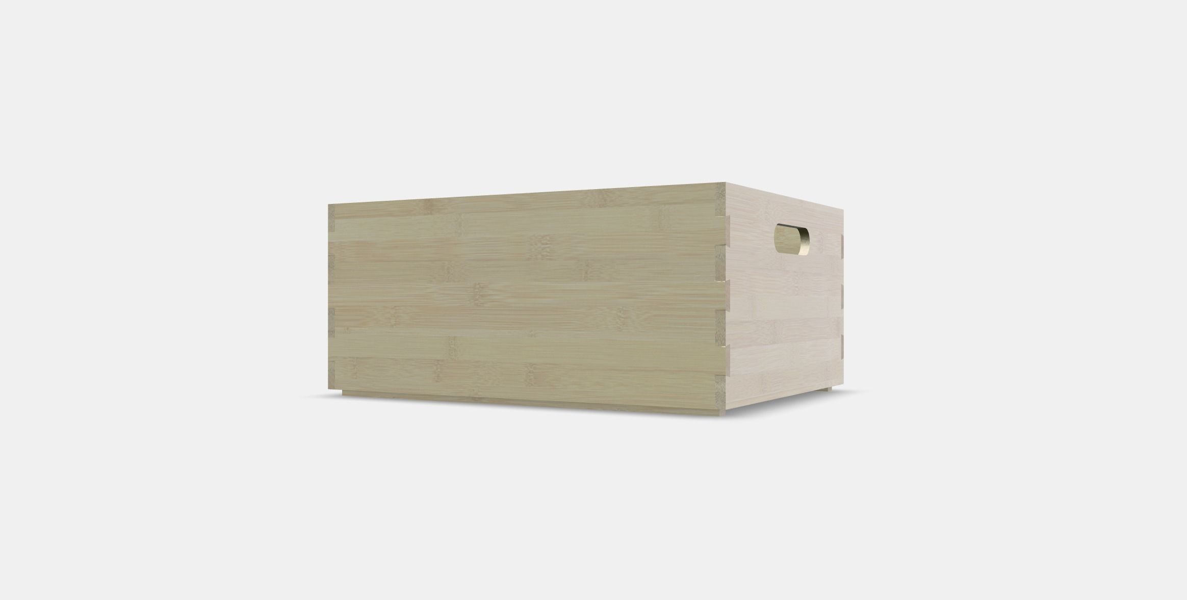 UPPDATERA Storage box Low-poly 3D model_12