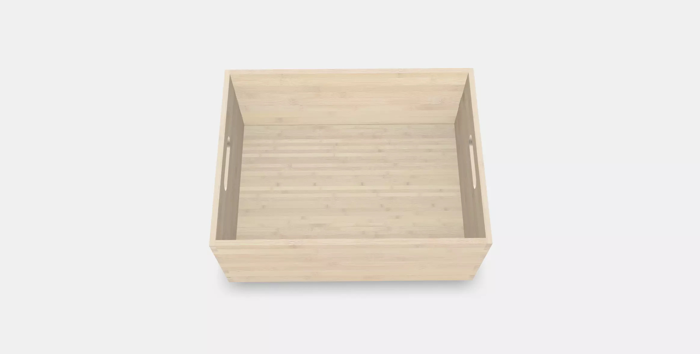 UPPDATERA Storage box Low-poly 3D model_0