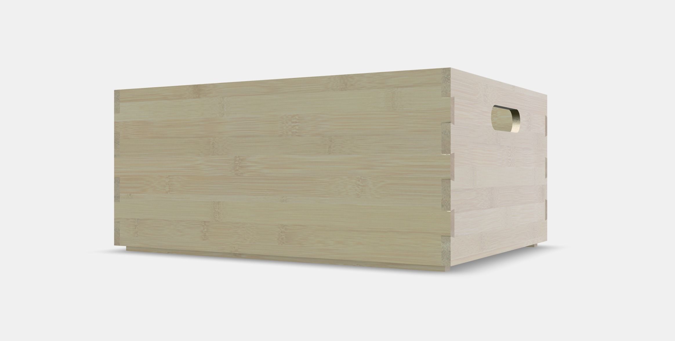 UPPDATERA Storage box Low-poly 3D model_13