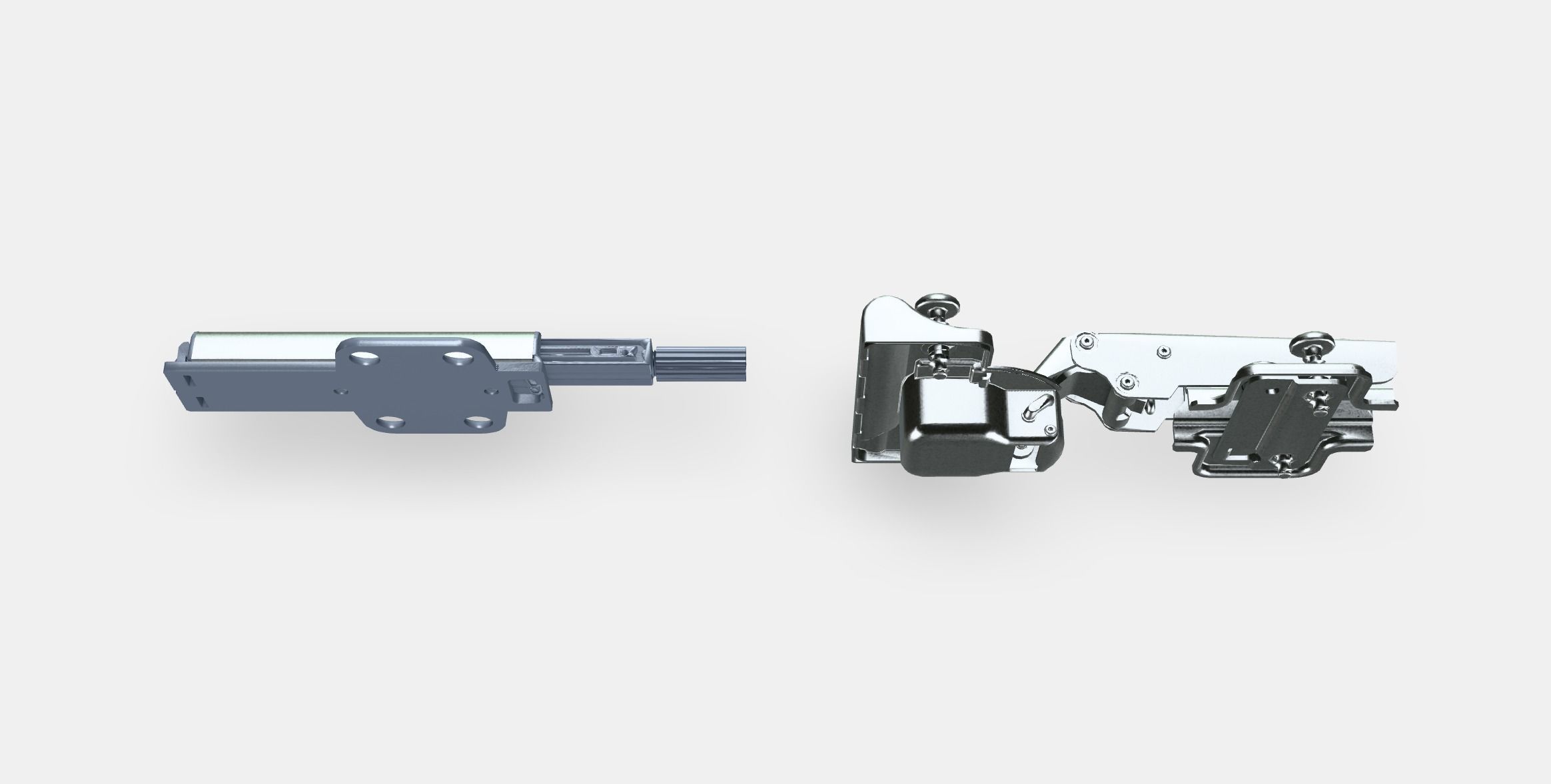 BESTA Soft closing-push-open hinge Low-poly 3D model_4