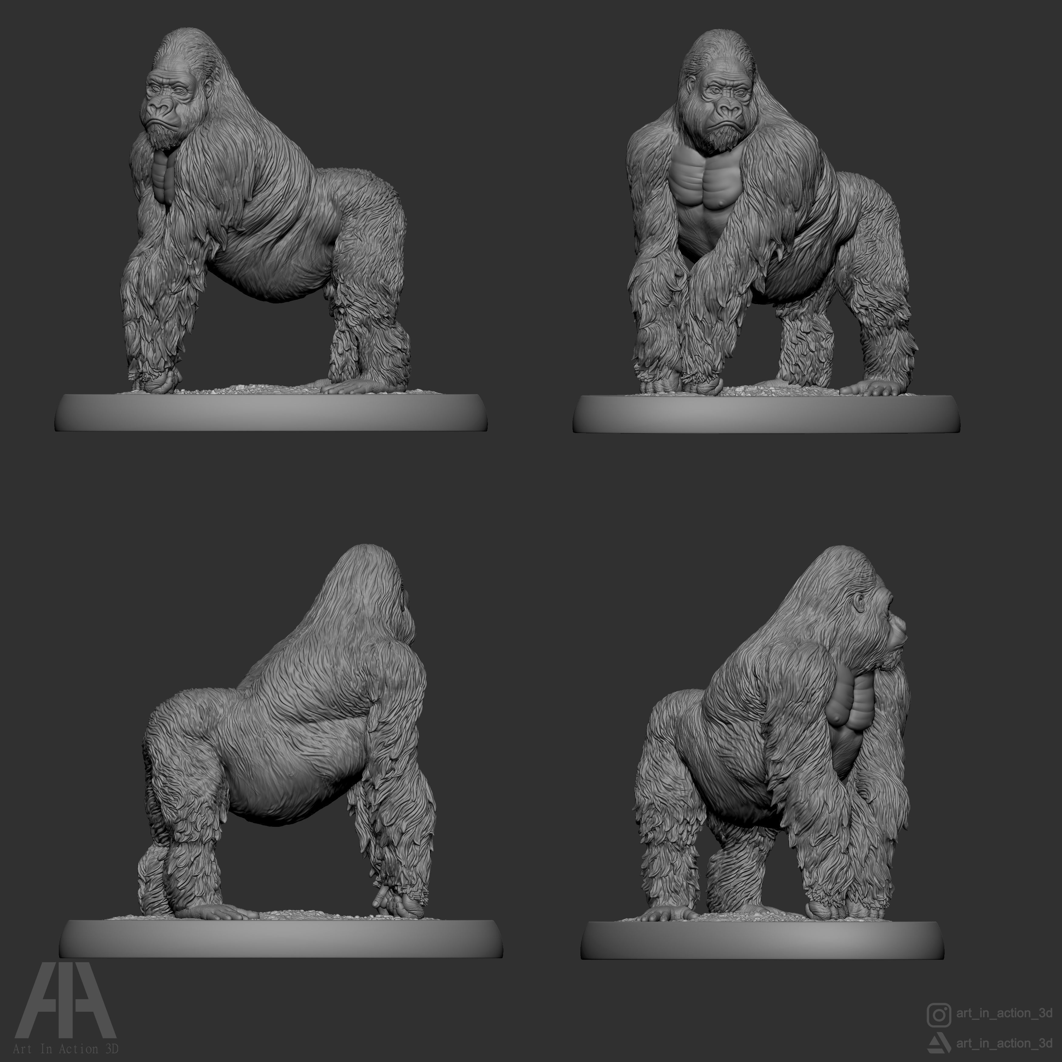GORILLA 3D print model_5
