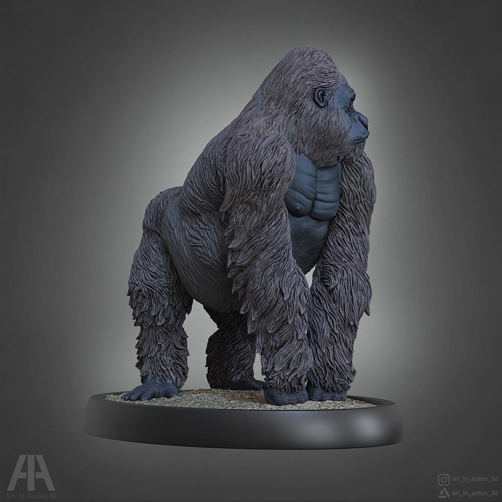 GORILLA 3D print model_1