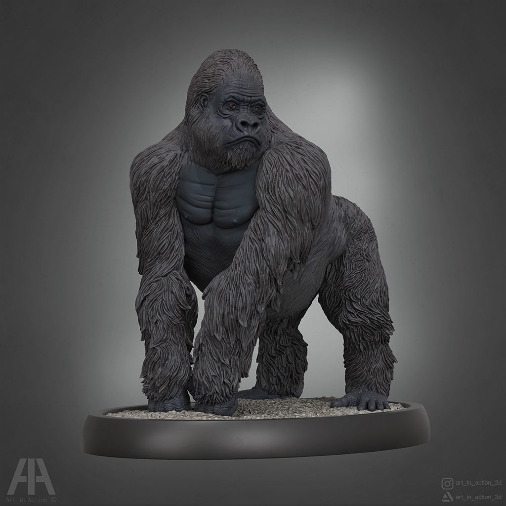 GORILLA 3D print model_2
