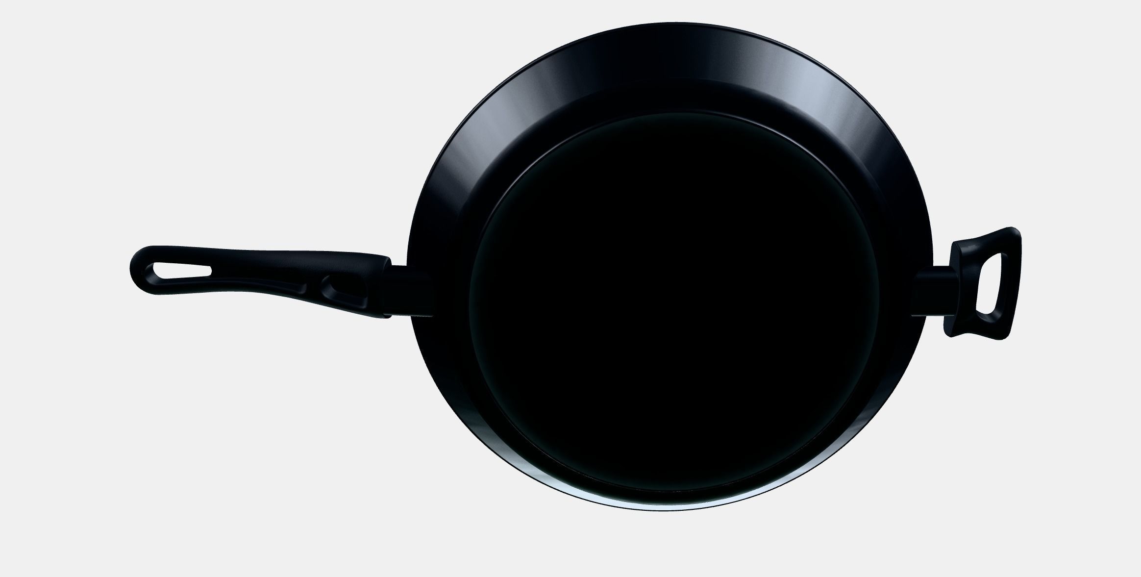 HEMLAGAD Frying pan 1 Low-poly 3D model_8