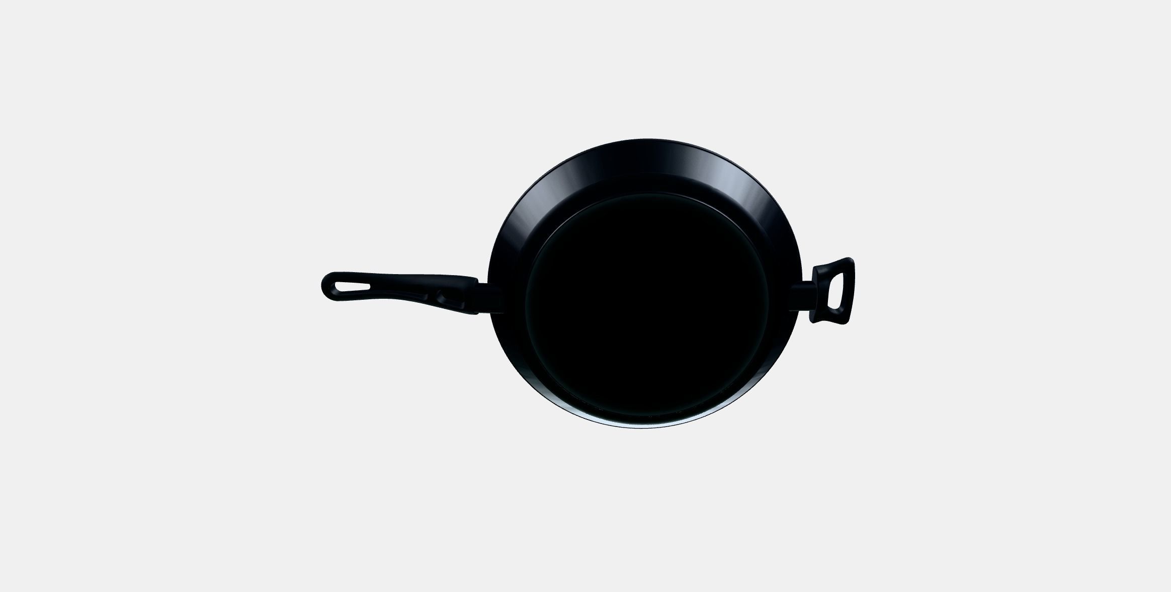 HEMLAGAD Frying pan 1 Low-poly 3D model_7