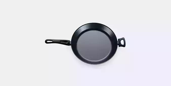 HEMLAGAD Frying pan 1 Low-poly 3D model