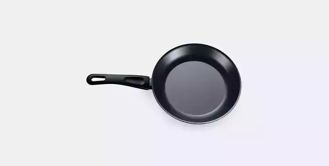 HEMLAGAD Frying pan 2 Low-poly 3D model