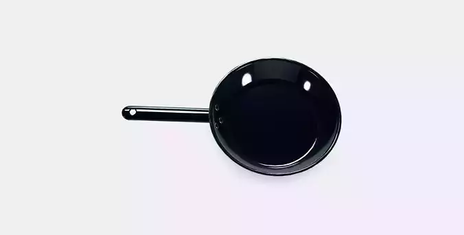 IKEA 365 Frying pan Low-poly 3D model