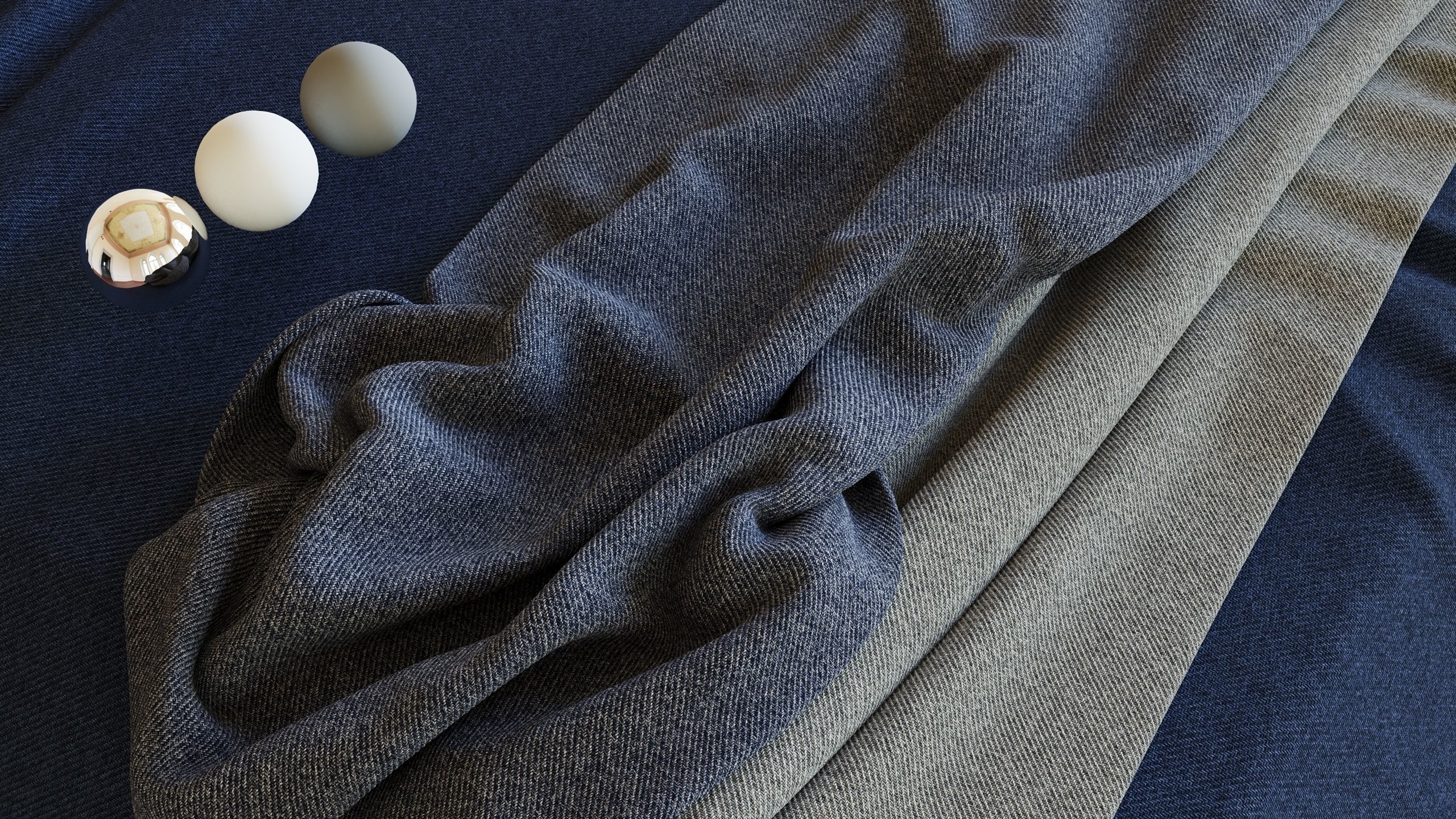 Denim fabric material Texture_6