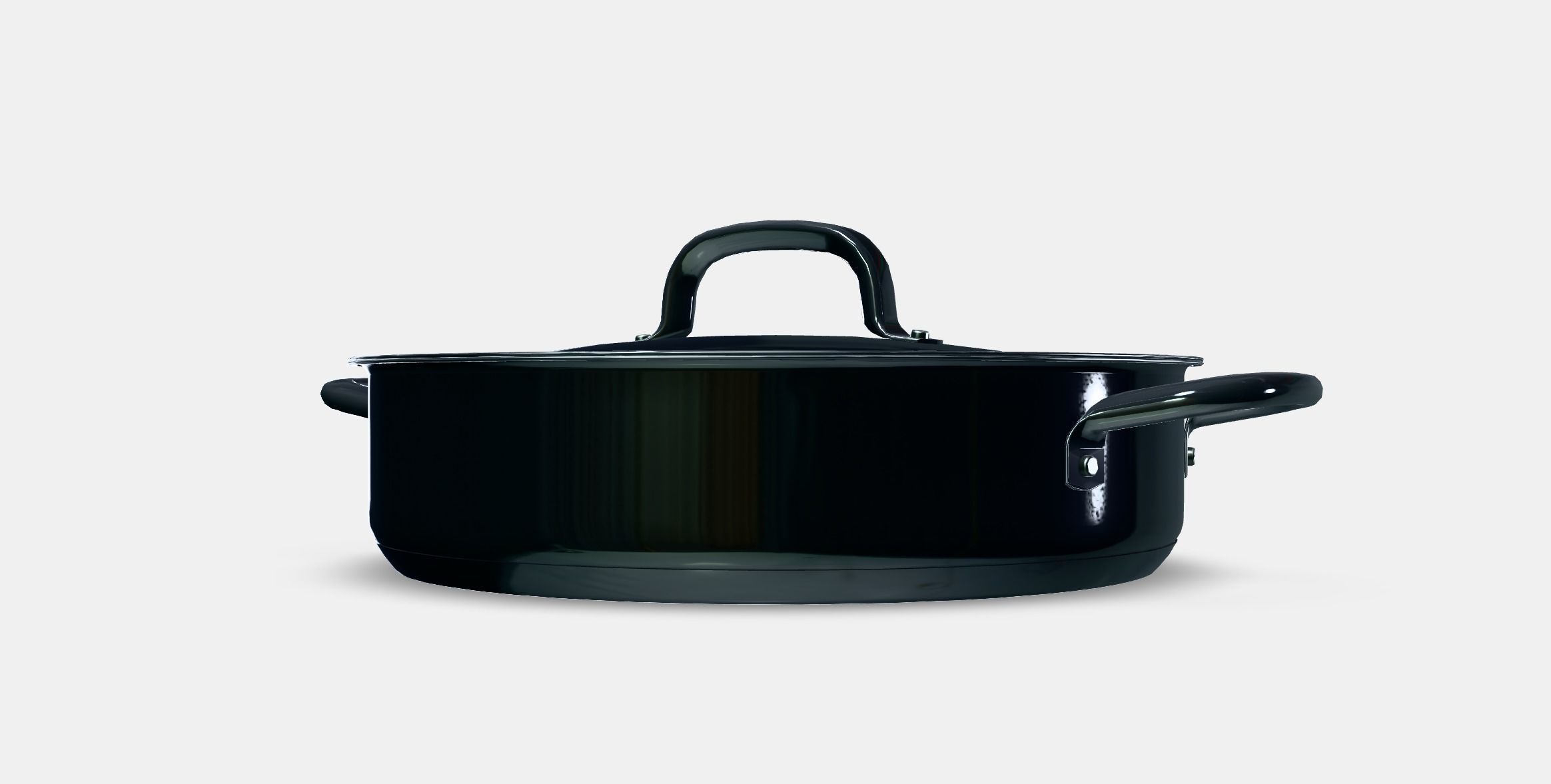 IKEA 365 Saute pan Low-poly 3D model_13