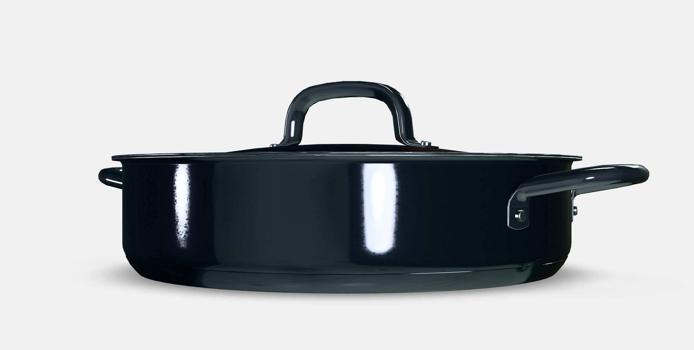 IKEA 365 Saute pan Low-poly 3D model_5