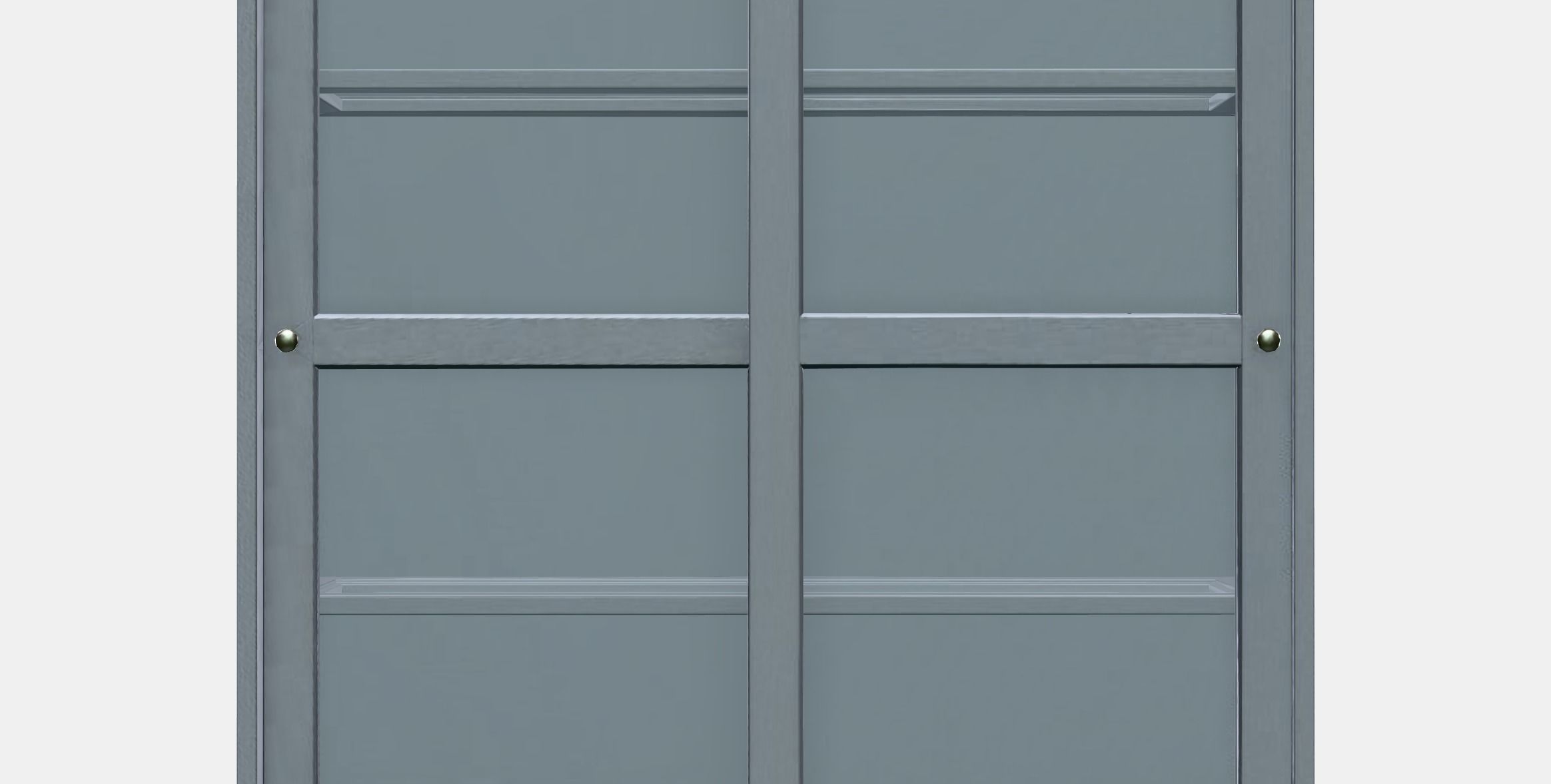 HAVSTA Glass-door cabinet with plinth 1 Low-poly 3D model_11