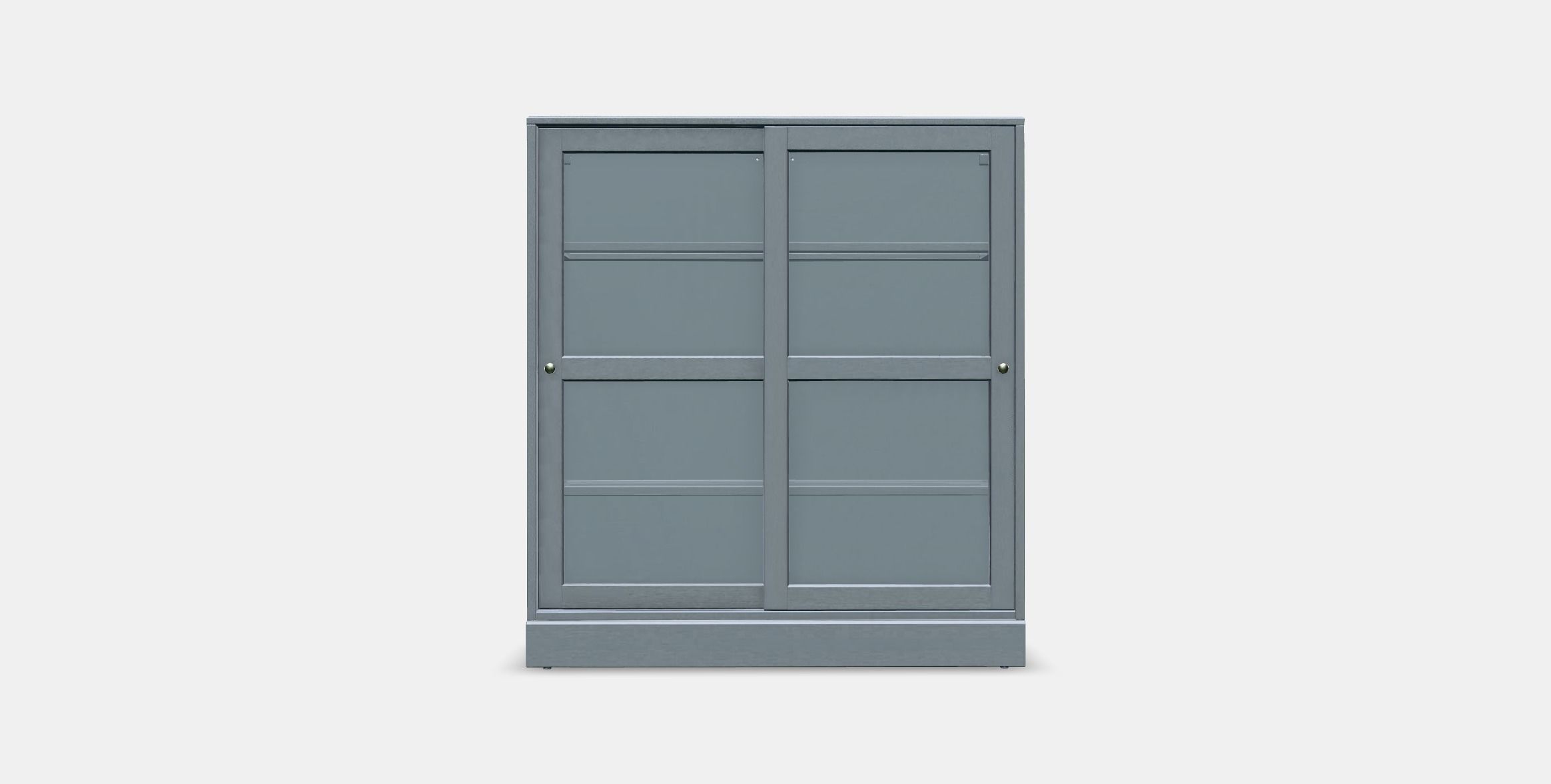 HAVSTA Glass-door cabinet with plinth 1 Low-poly 3D model_10