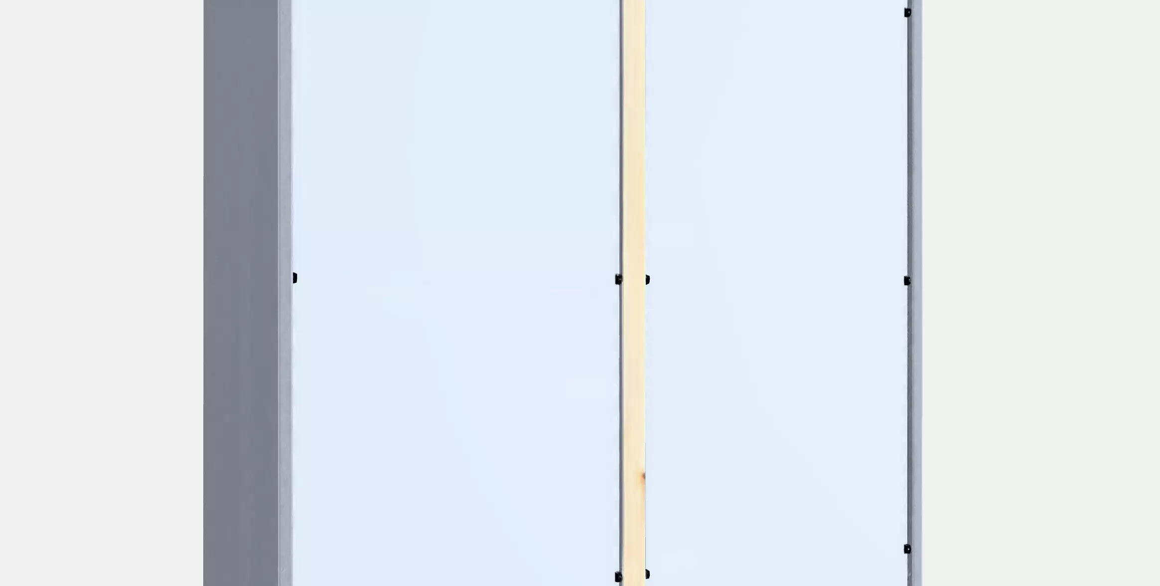 HAVSTA Glass-door cabinet with plinth 1 Low-poly 3D model_0