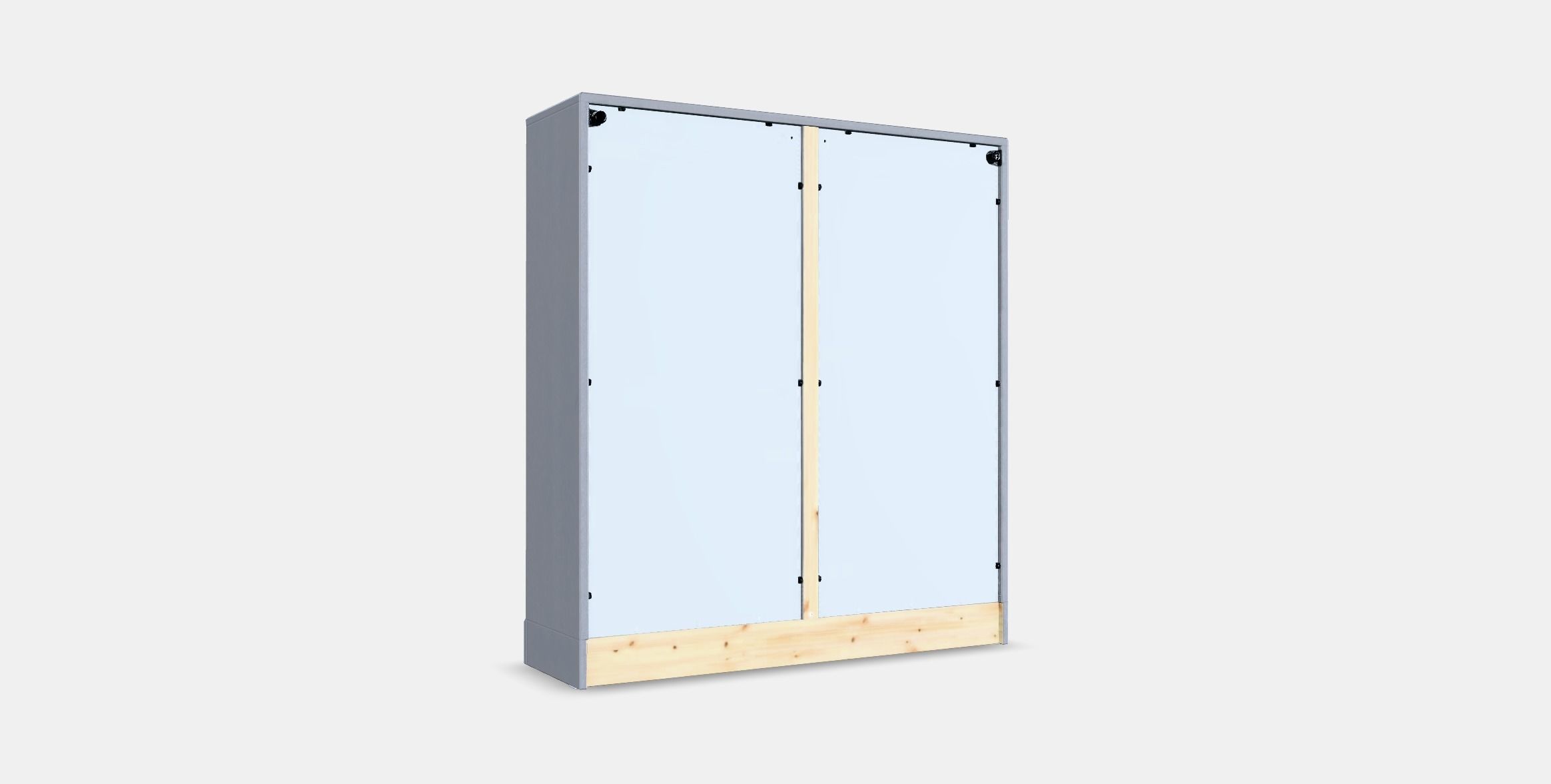HAVSTA Glass-door cabinet with plinth 1 Low-poly 3D model_16