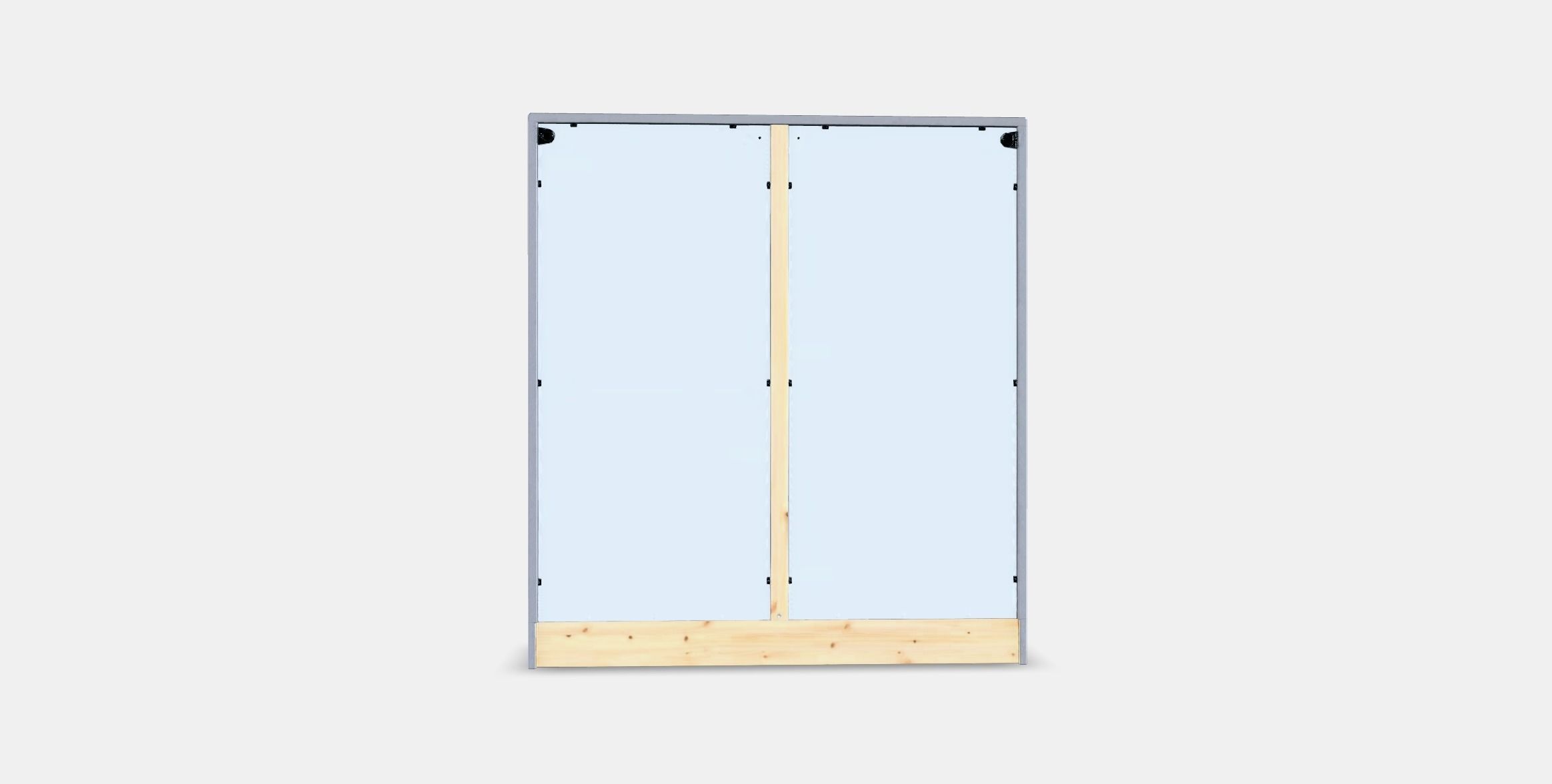 HAVSTA Glass-door cabinet with plinth 1 Low-poly 3D model_14