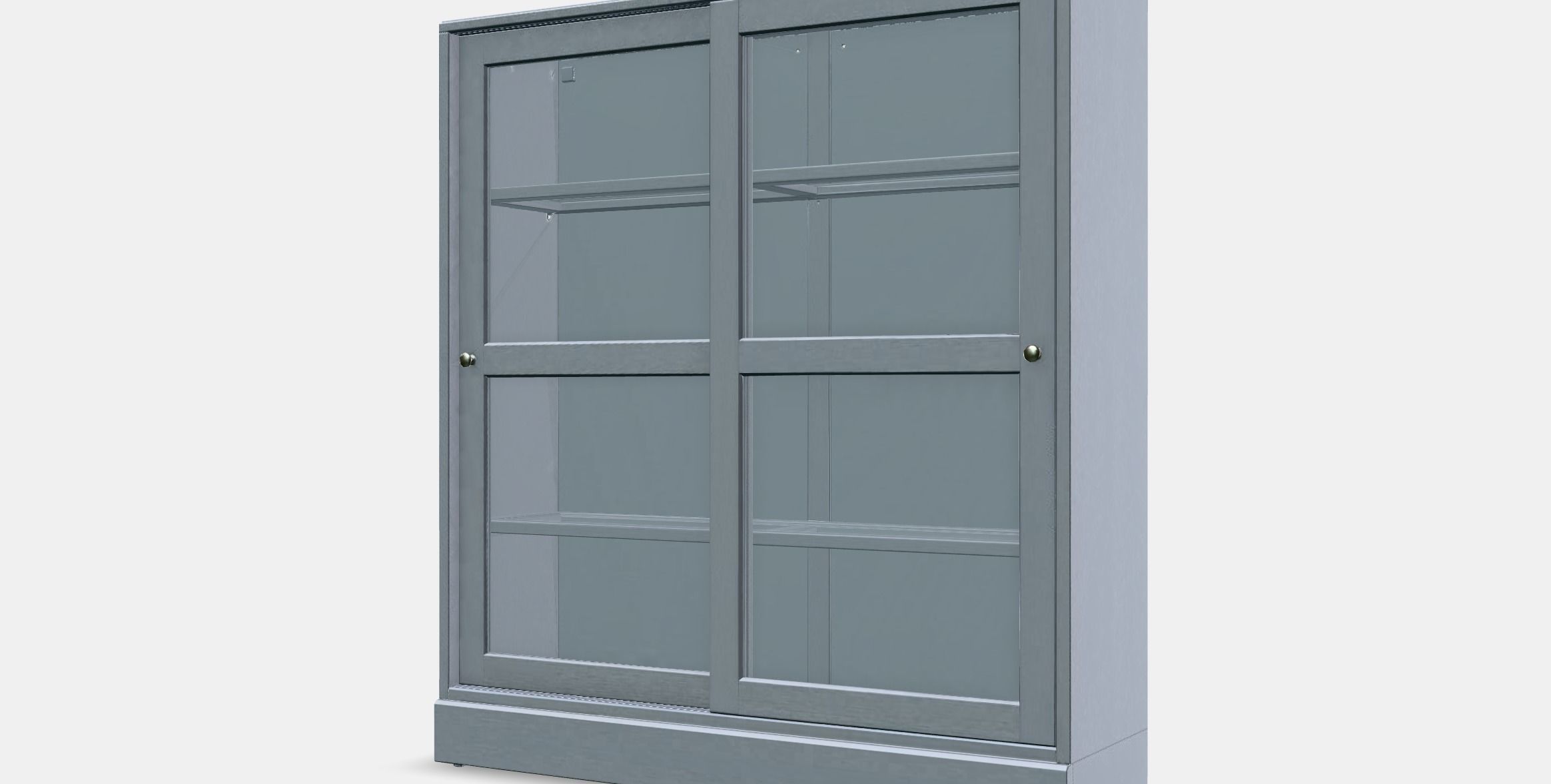 HAVSTA Glass-door cabinet with plinth 1 Low-poly 3D model_13