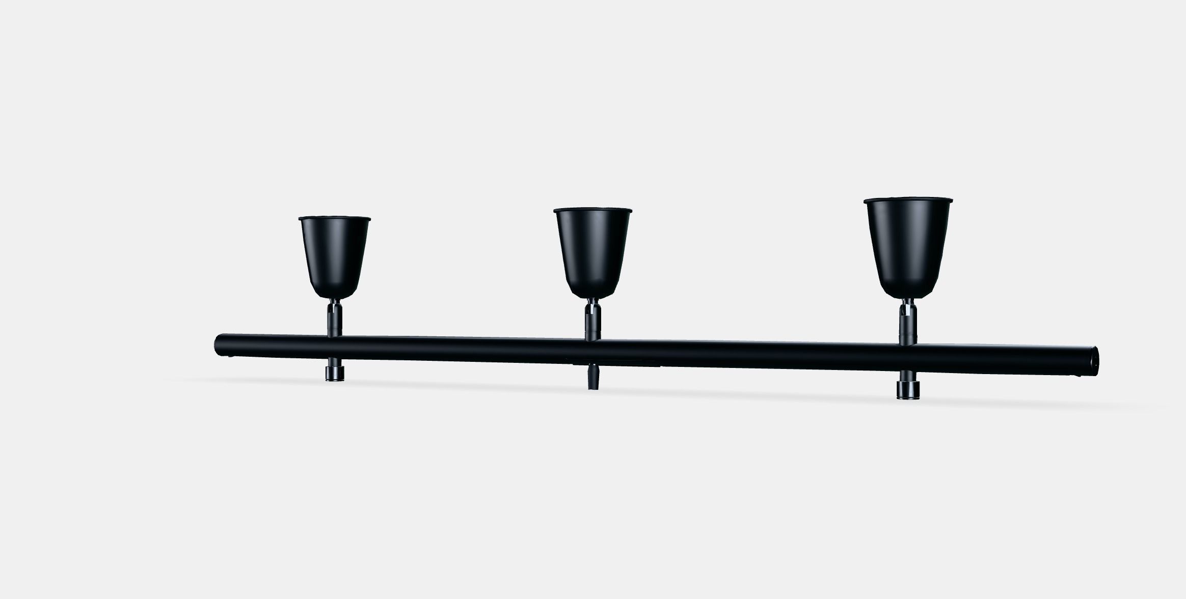 SKURUP Ceiling track 3-spots Low-poly 3D model_6