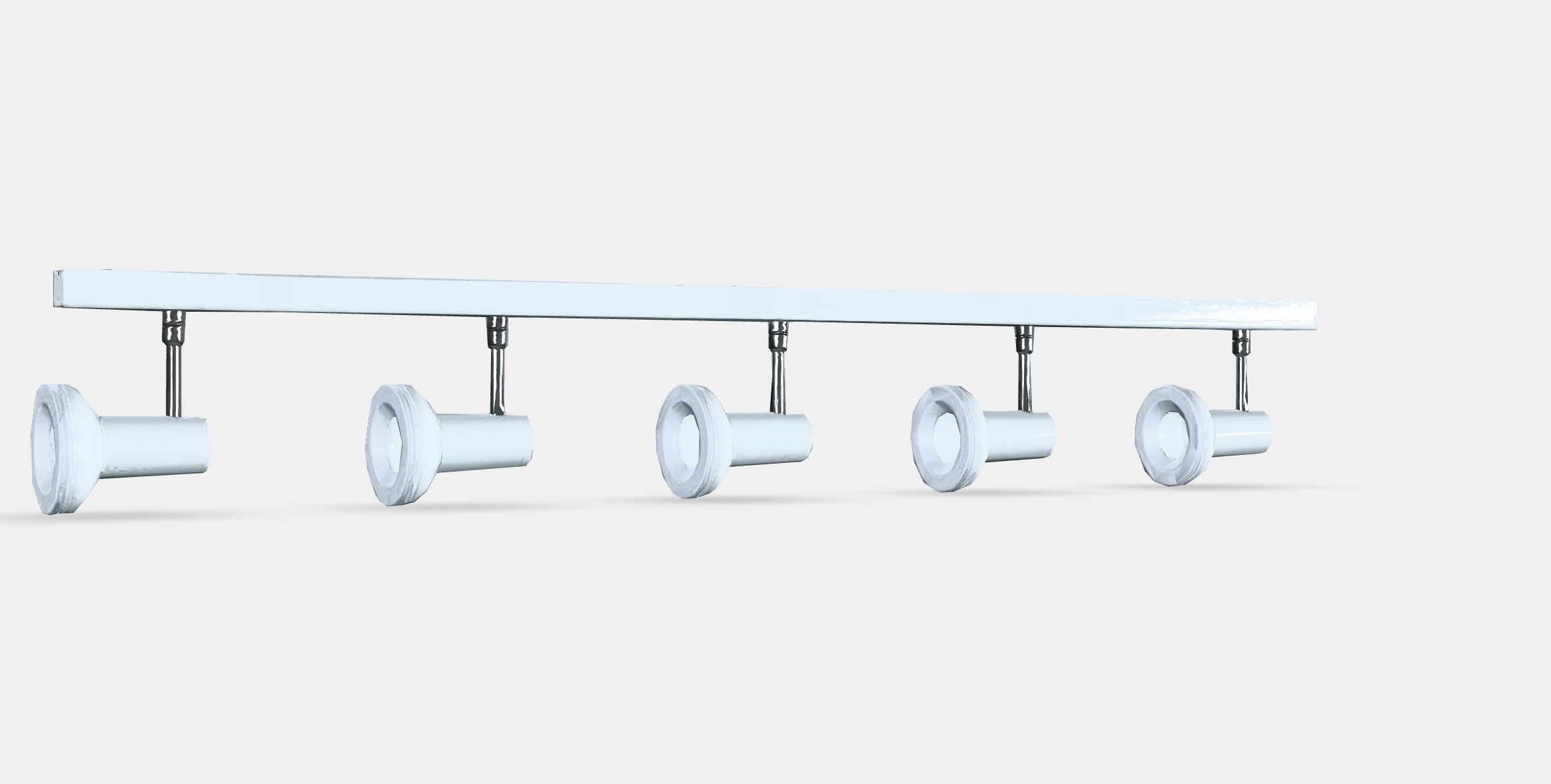 STRATOSFAR Ceiling spotlight with 5 spots Low-poly 3D model_2