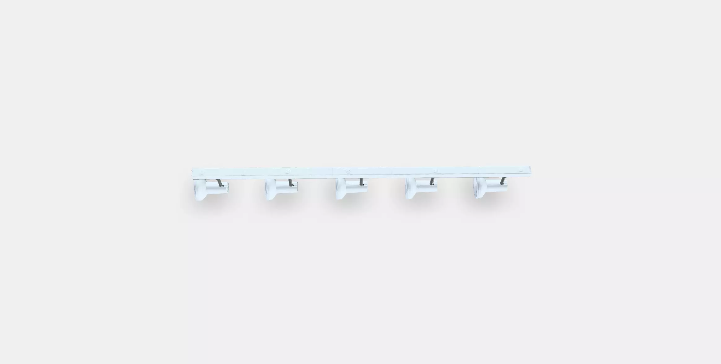 STRATOSFAR Ceiling spotlight with 5 spots Low-poly 3D model_0