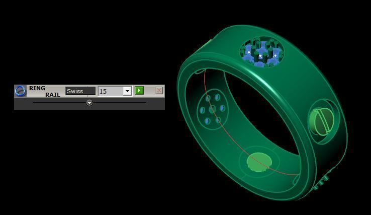 beautifull band ring for daimonds 3D print model_18