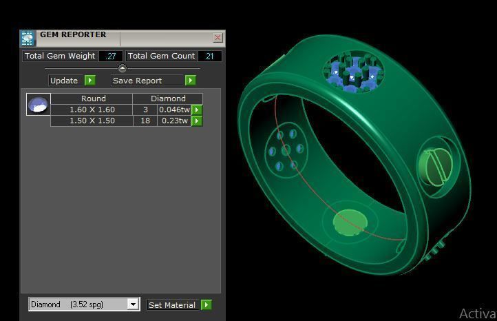 beautifull band ring for daimonds 3D print model_19