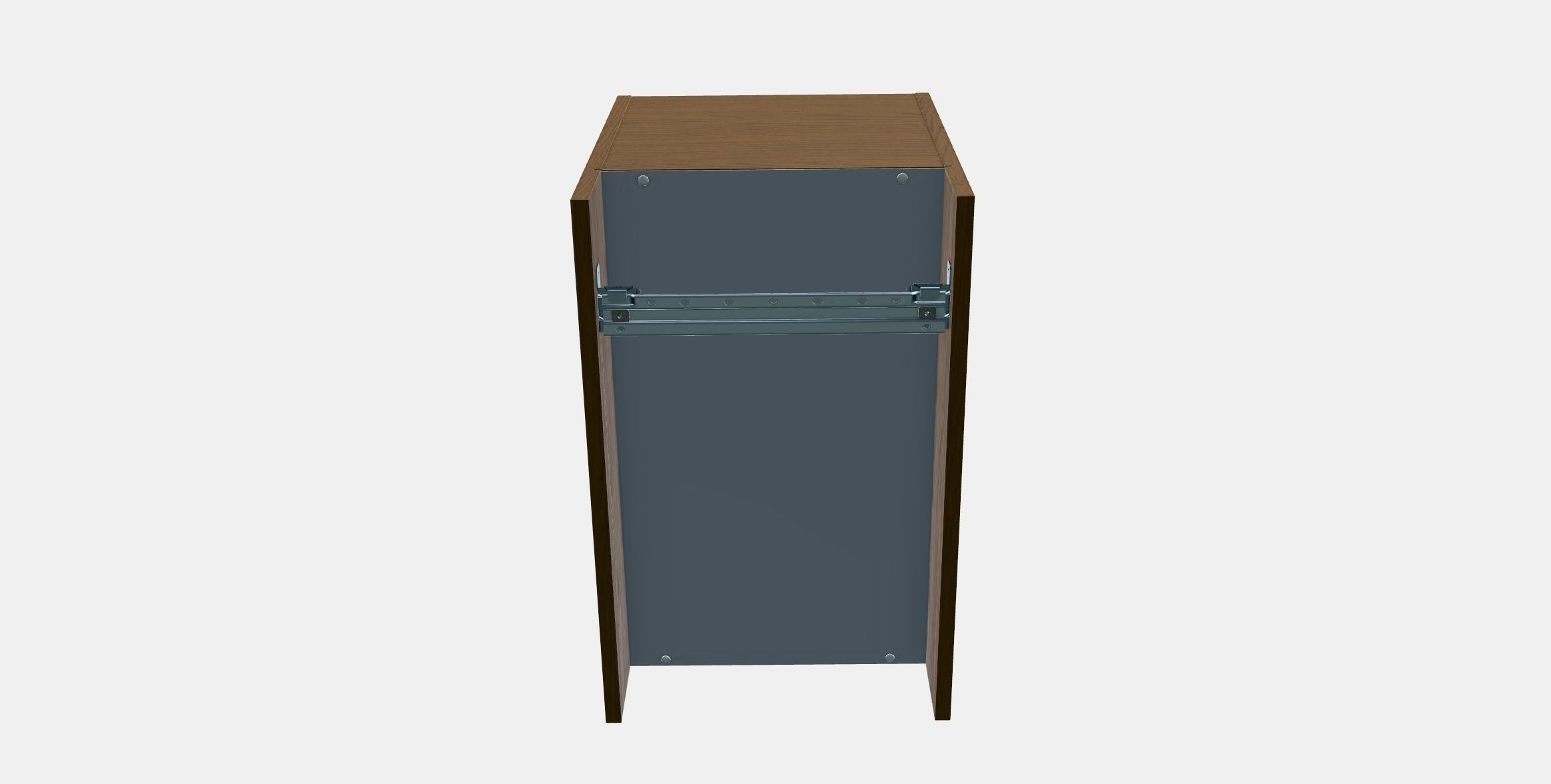 HAGAAN Open cabinet Low-poly 3D model_5